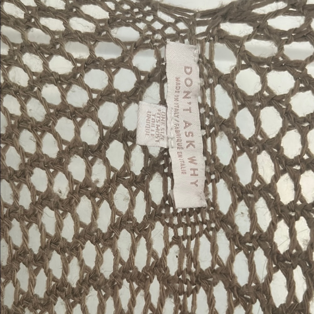 Open-Knit Brown Sweater - Picture 2 of 4